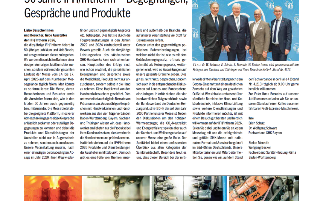 IFH-Kurier online erschienen